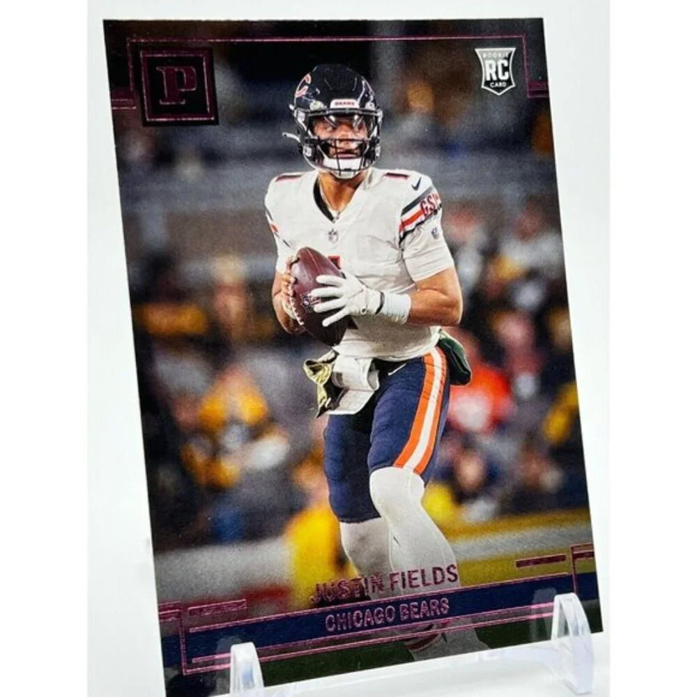 2021 Panini Chronicles #PA-4 Purple Justin Fields Rookie NM-MT